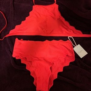 Two piece bathing suit